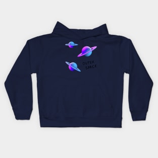 Trippy Saturn Kids Hoodie